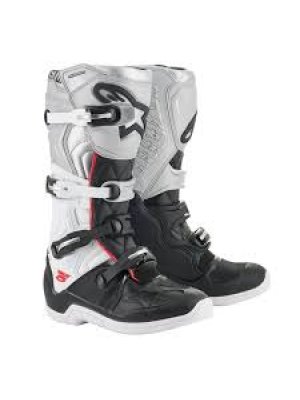 БОТУШИ ALPINESTARS TECH 5 BOOTS BLACK WHITE SILVER